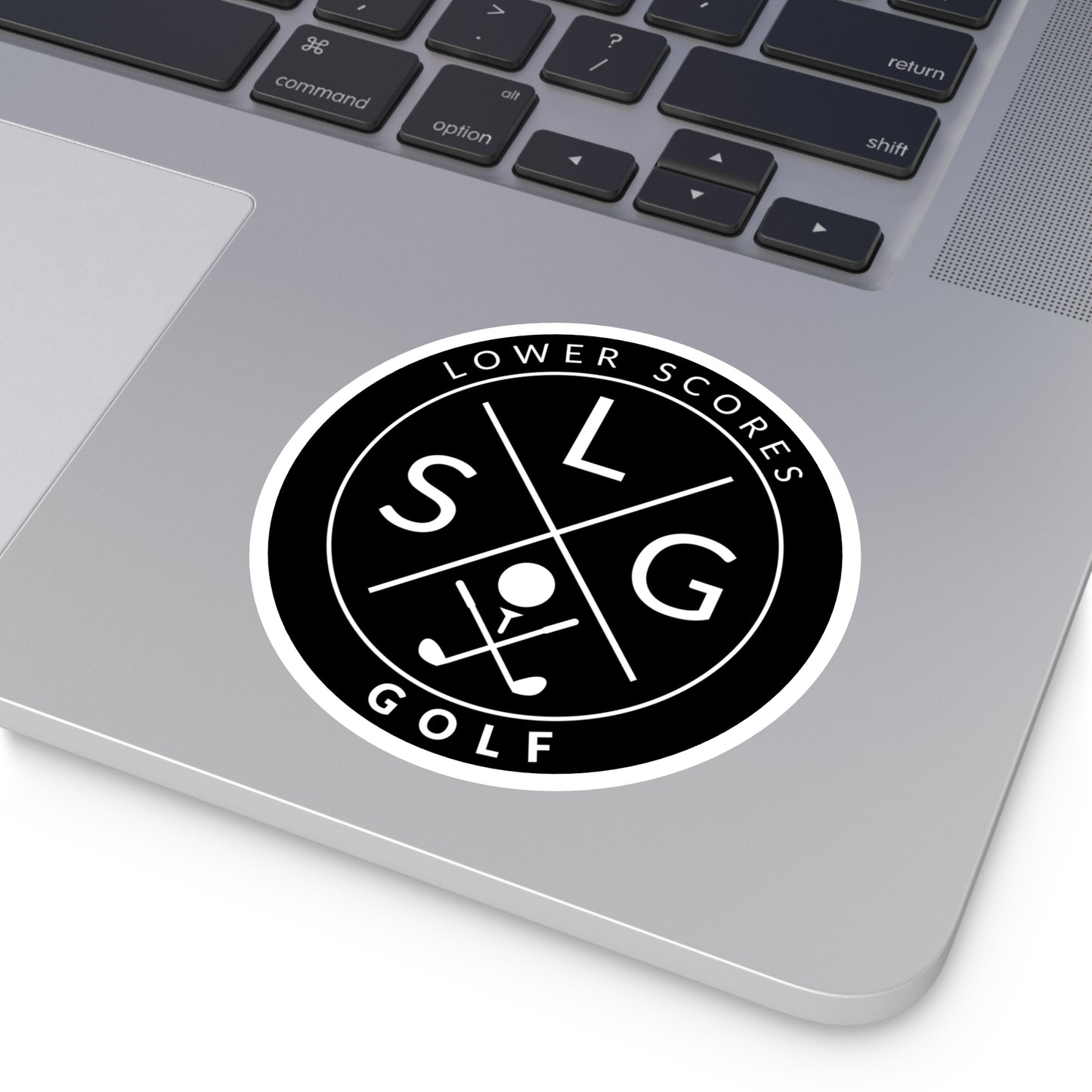 Lower Scores Golf Round Stickers