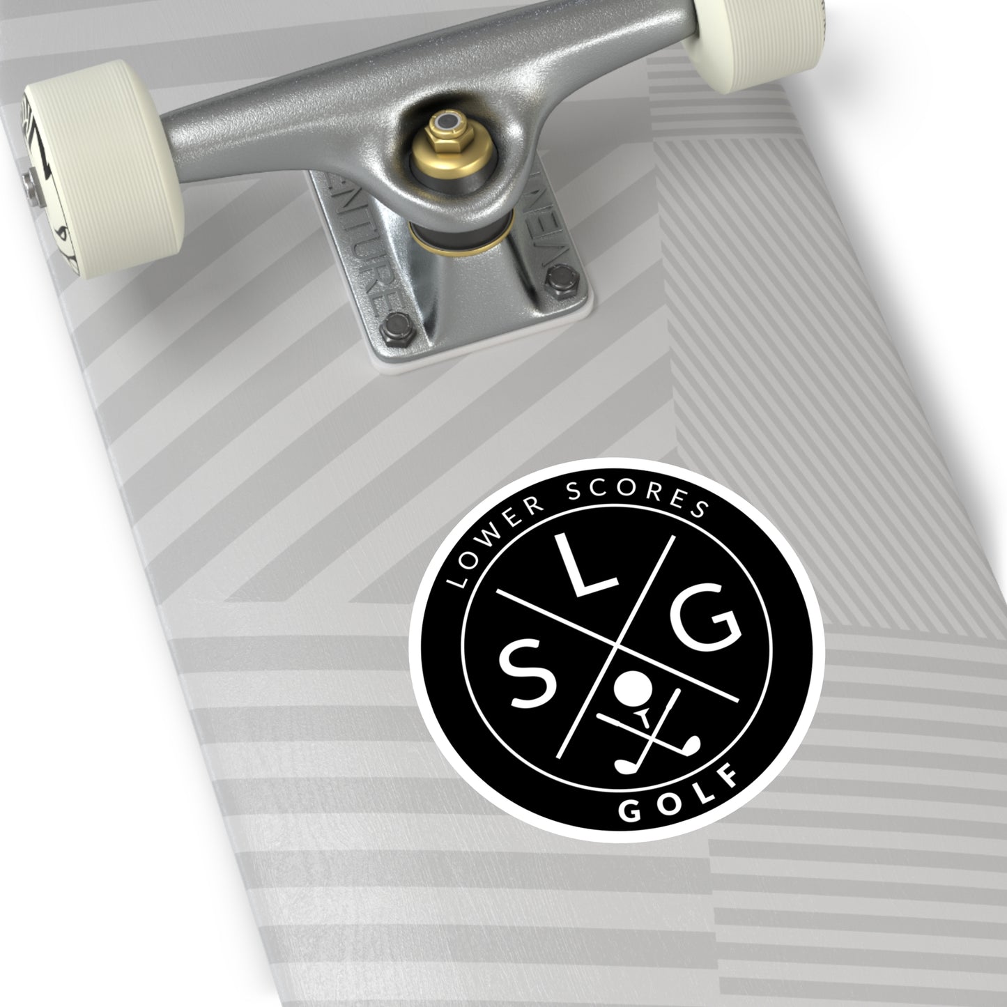 Lower Scores Golf Round Stickers