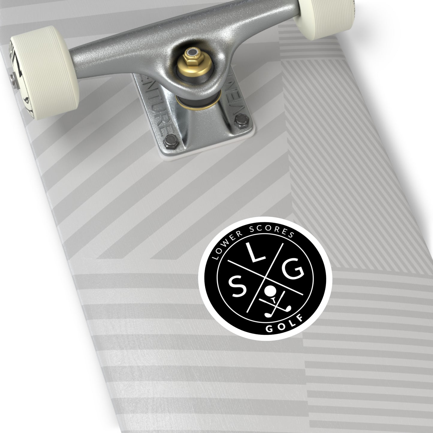 Lower Scores Golf Round Stickers