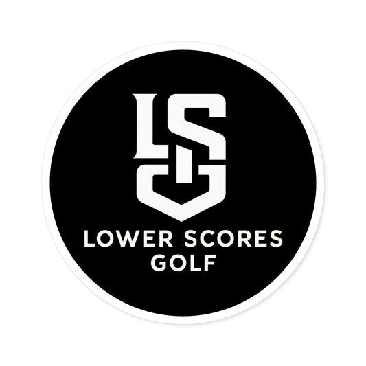 Lower Scores Golf Round Stickers