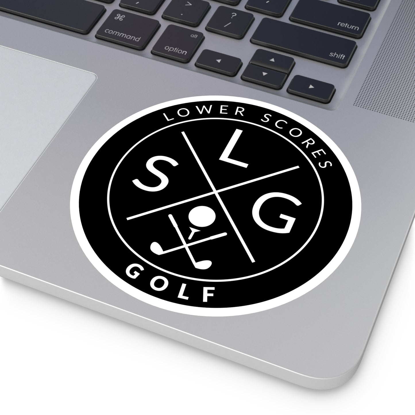 Lower Scores Golf Round Stickers