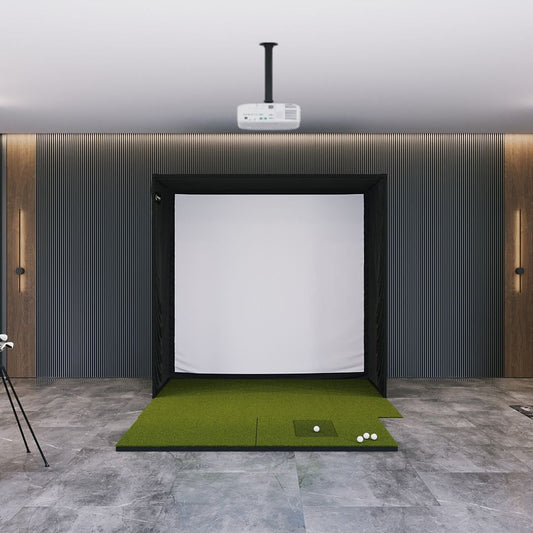 SIG8 Golf Simulator Studio Package – Complete Compact Setup | Lower Scores Golf