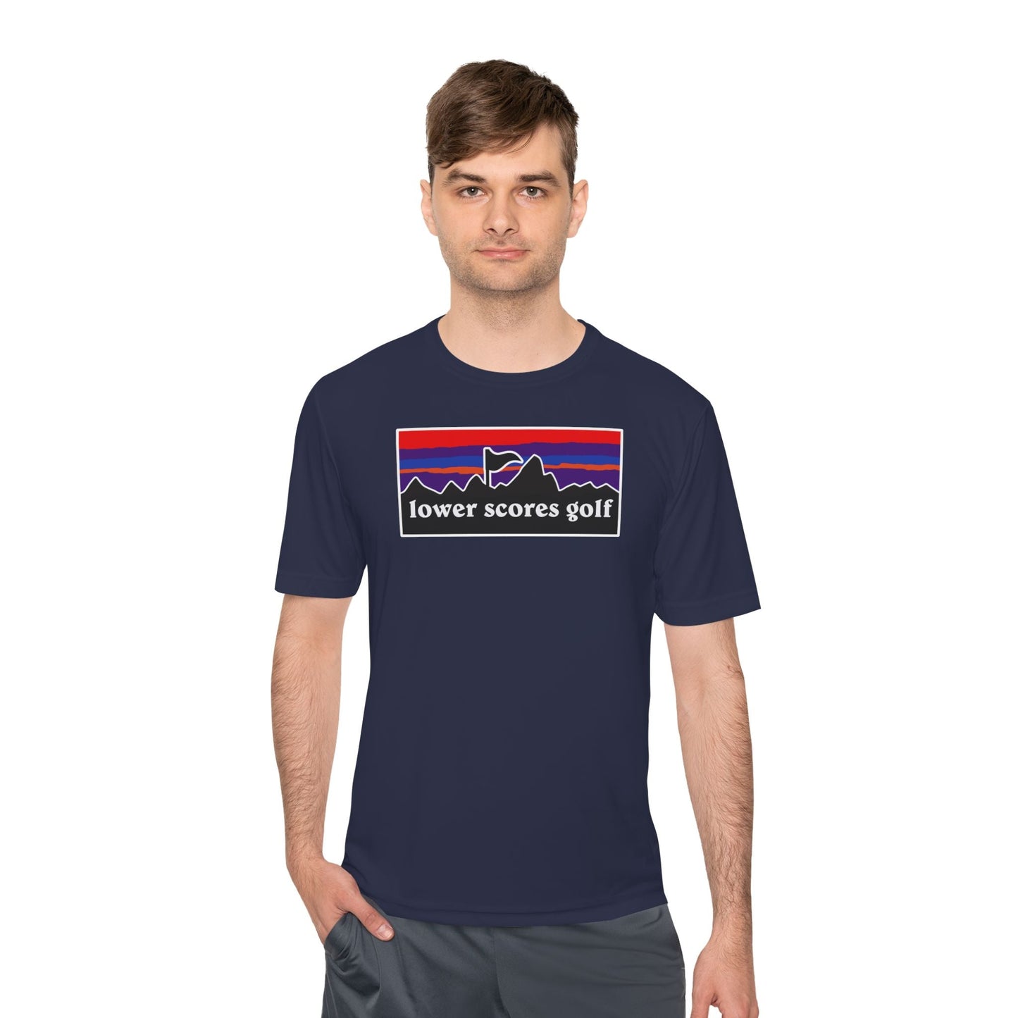 Lower Scores Golf - Unisex Moisture Wicking Tee