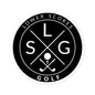 Lower Scores Golf Round Stickers