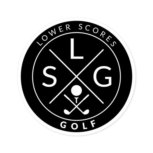 Lower Scores Golf Round Stickers