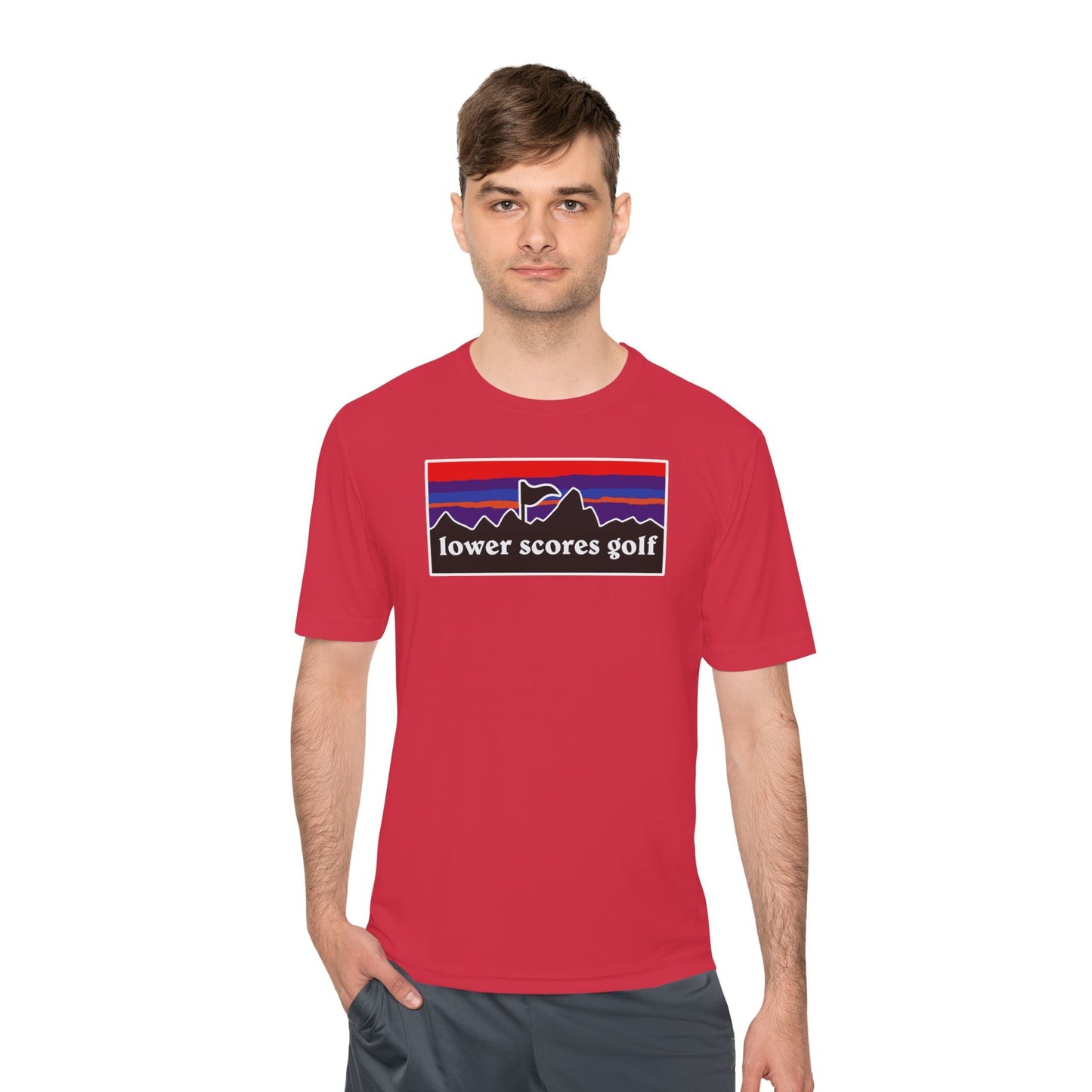 Lower Scores Golf - Unisex Moisture Wicking Tee