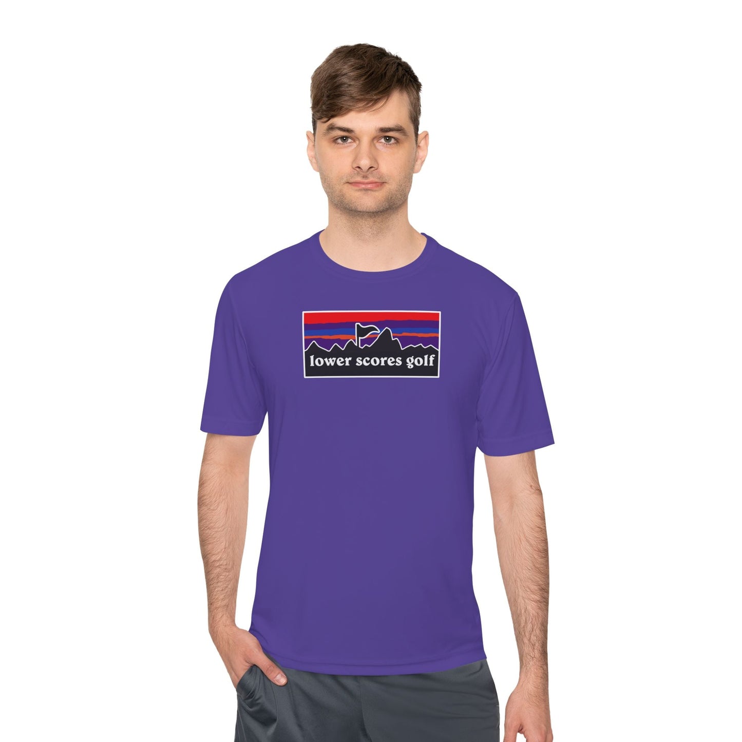 Lower Scores Golf - Unisex Moisture Wicking Tee