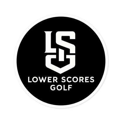 Lower Scores Golf Round Stickers