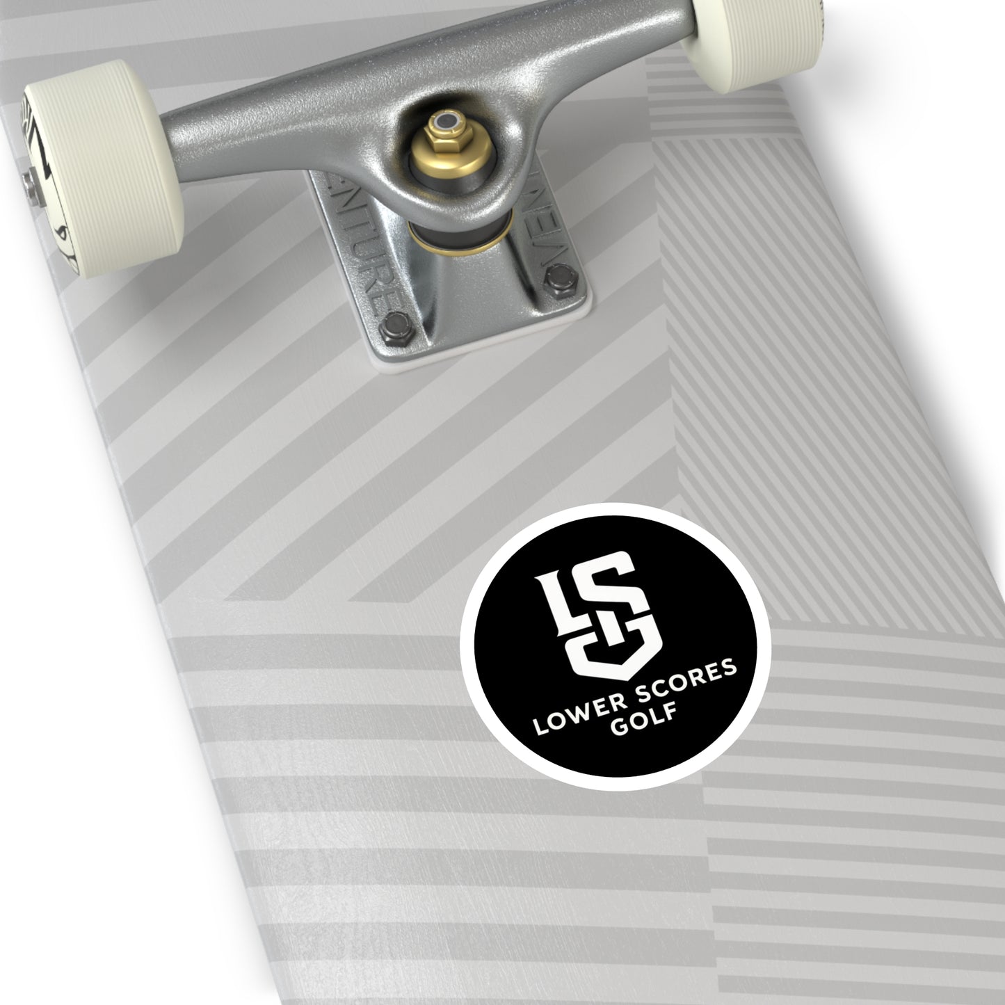 Lower Scores Golf Round Stickers