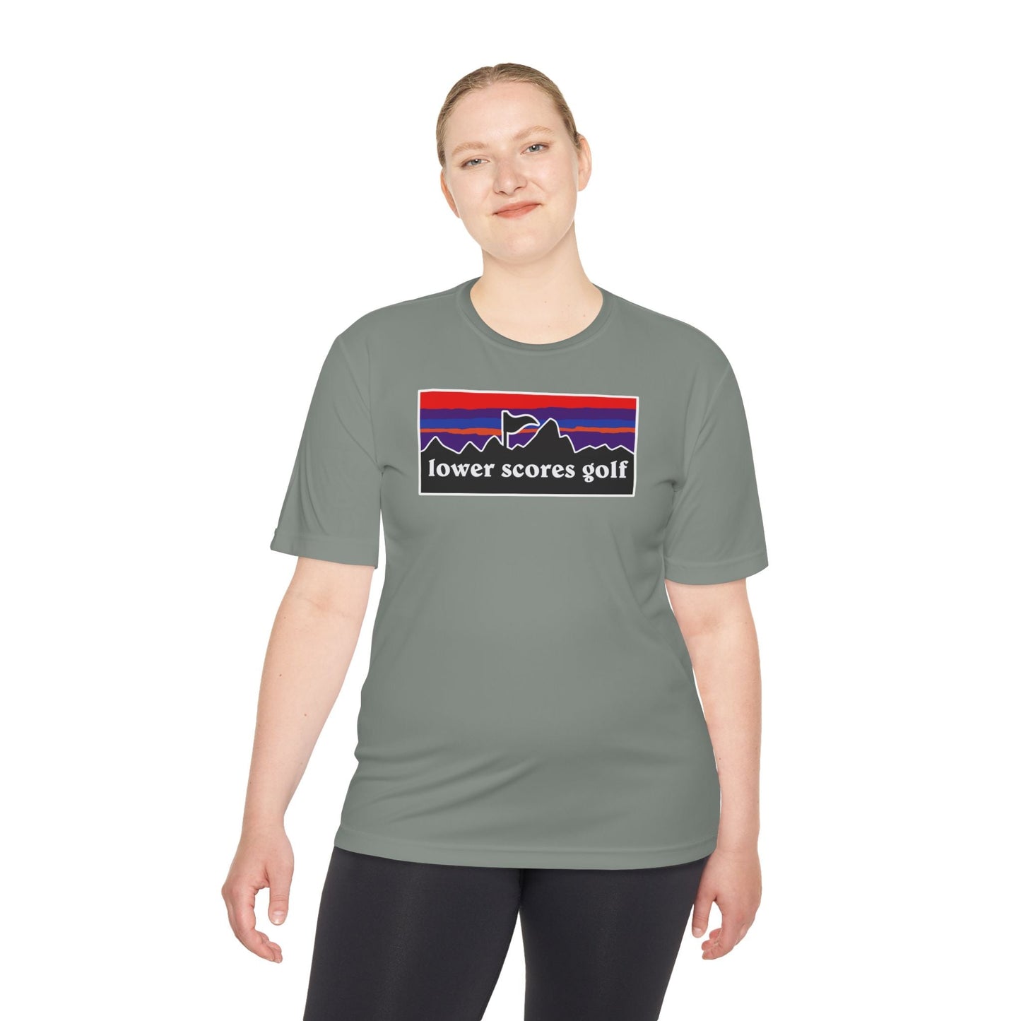 Lower Scores Golf - Unisex Moisture Wicking Tee