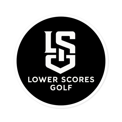 Lower Scores Golf Round Stickers