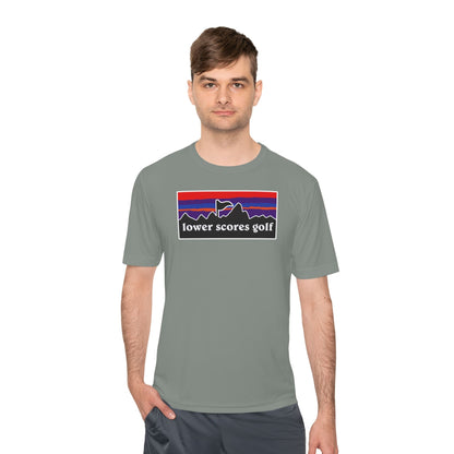 Lower Scores Golf - Unisex Moisture Wicking Tee