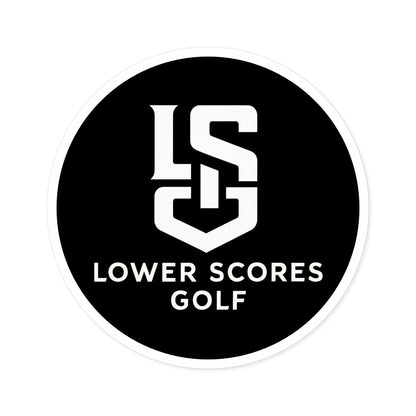 Lower Scores Golf Round Stickers