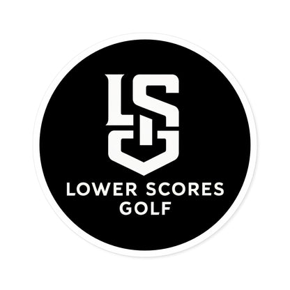 Lower Scores Golf Round Stickers