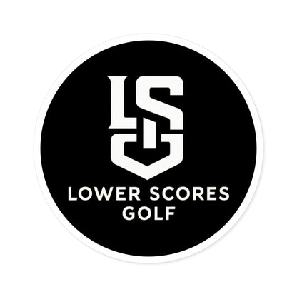 Lower Scores Golf Round Stickers