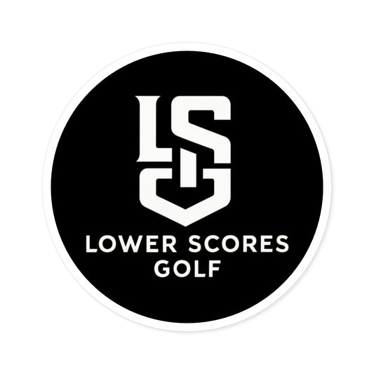 Lower Scores Golf Round Stickers