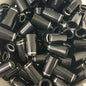 1" Wood Ferrules - Black w/ Silver Ring