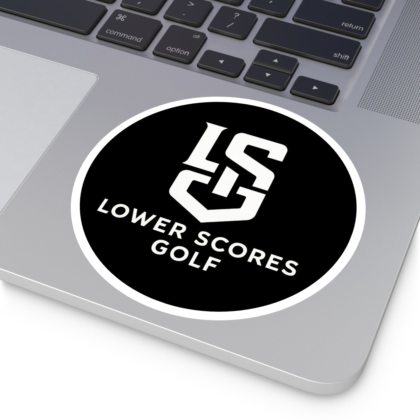 Lower Scores Golf Round Stickers