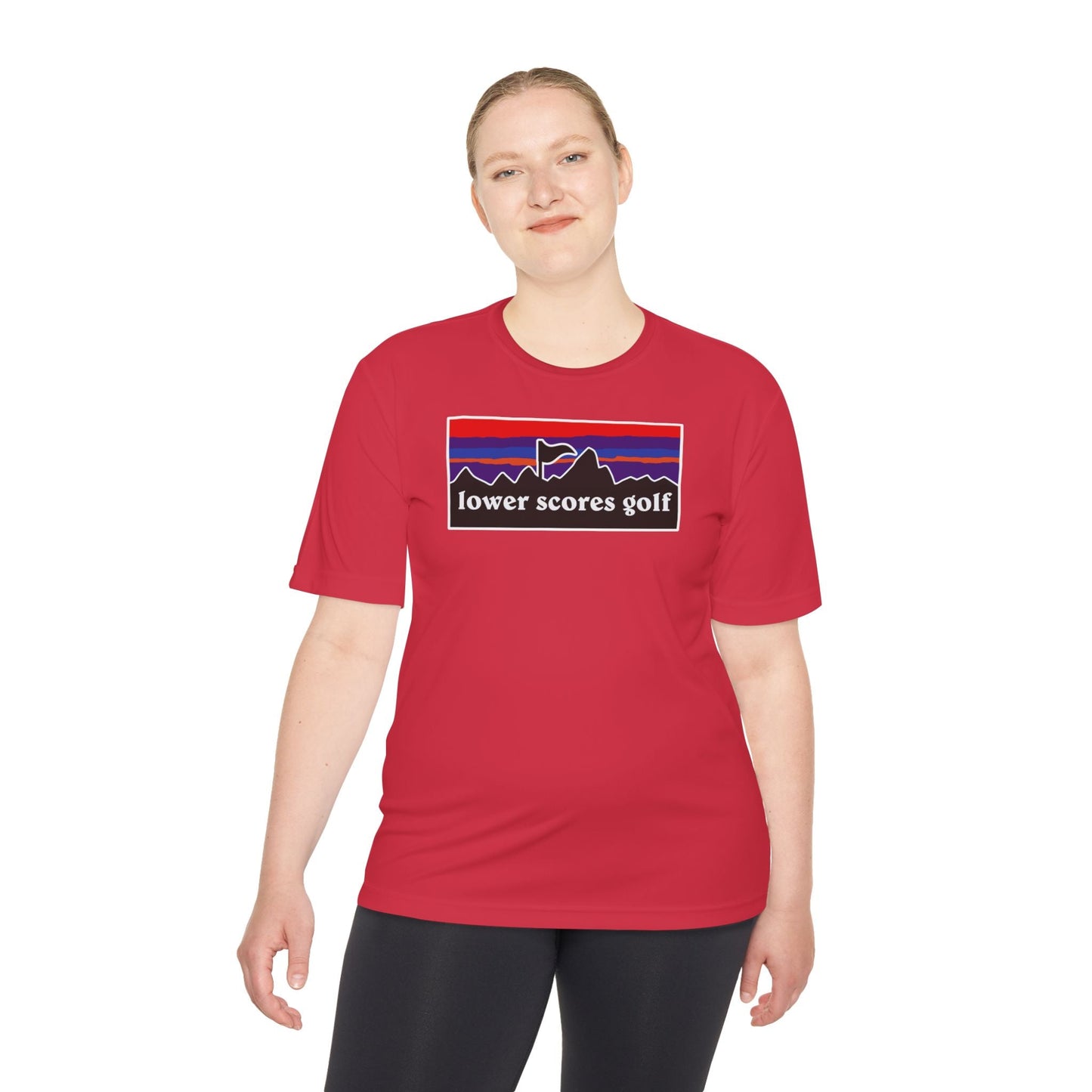 Lower Scores Golf - Unisex Moisture Wicking Tee