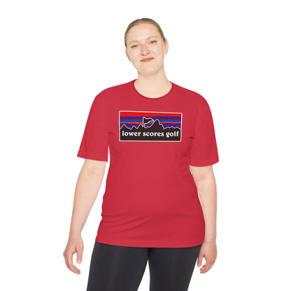 Lower Scores Golf - Unisex Moisture Wicking Tee