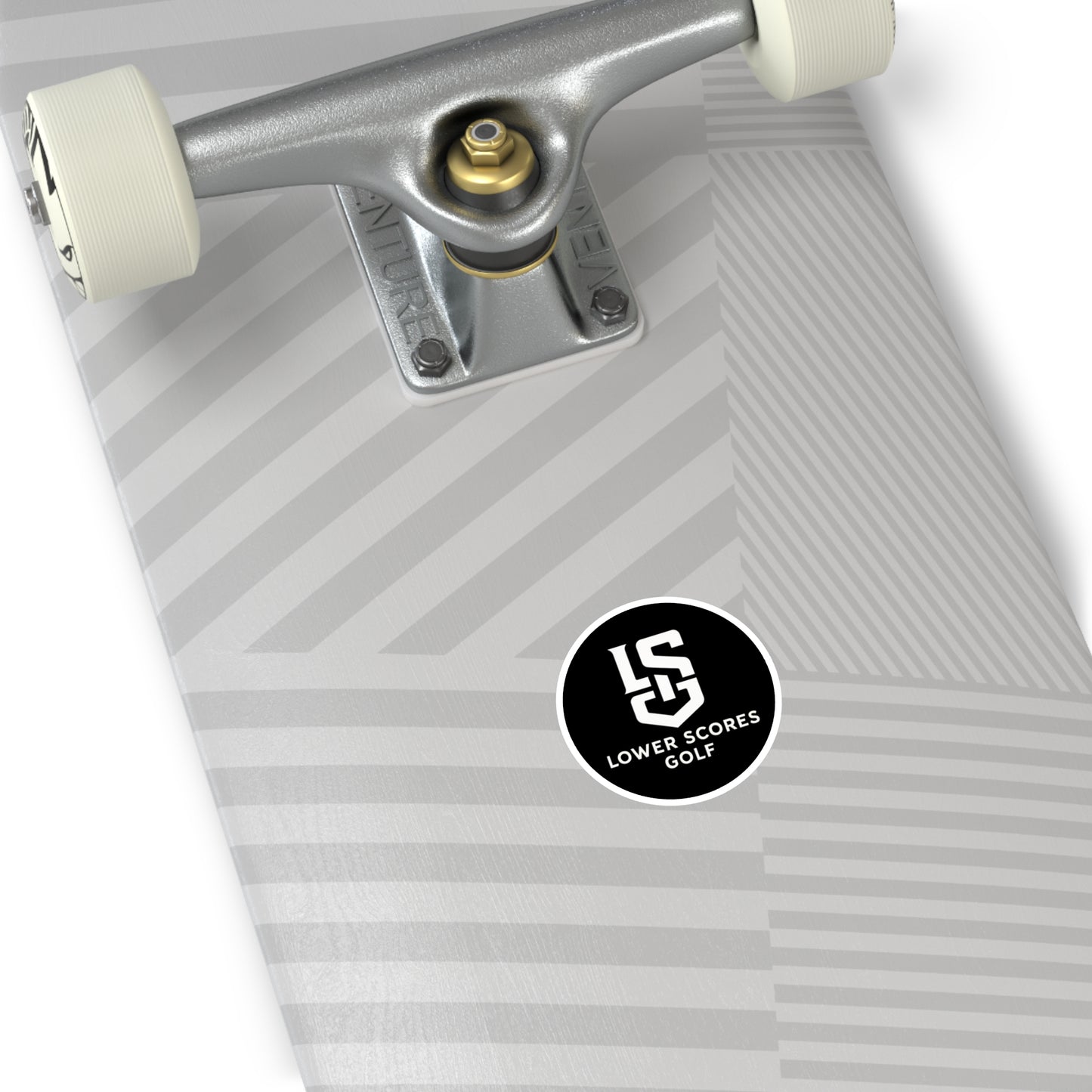 Lower Scores Golf Round Stickers