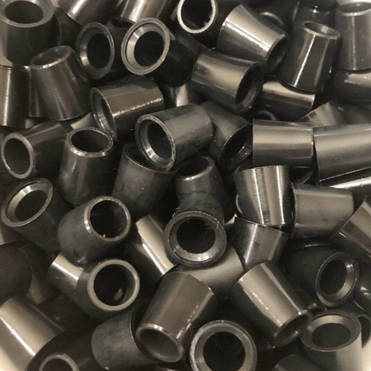 1/2" Wood Ferrules - Solid Black