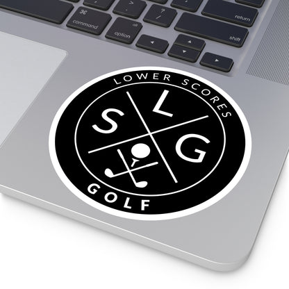 Lower Scores Golf Round Stickers