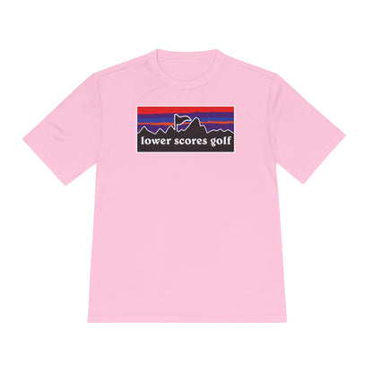 Lower Scores Golf - Unisex Moisture Wicking Tee