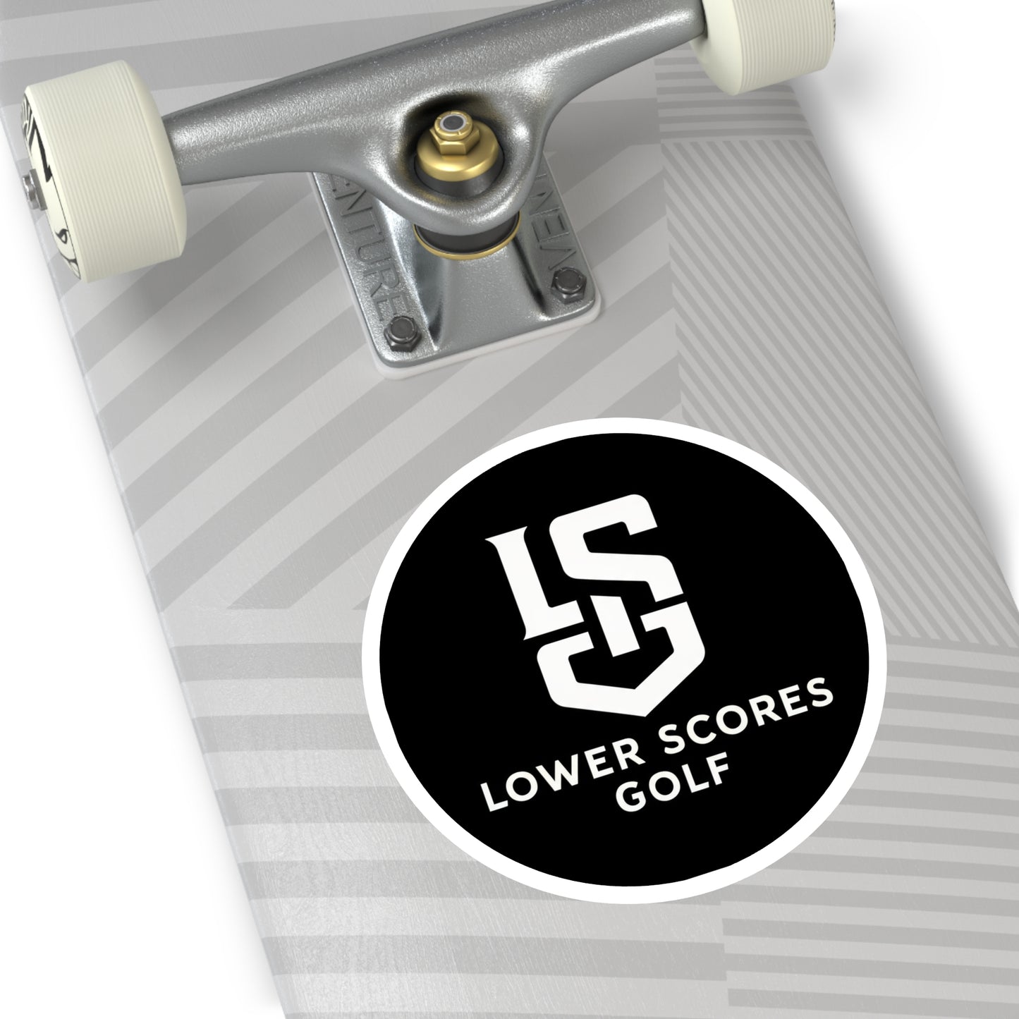 Lower Scores Golf Round Stickers