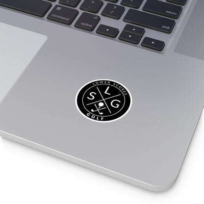 Lower Scores Golf Round Stickers