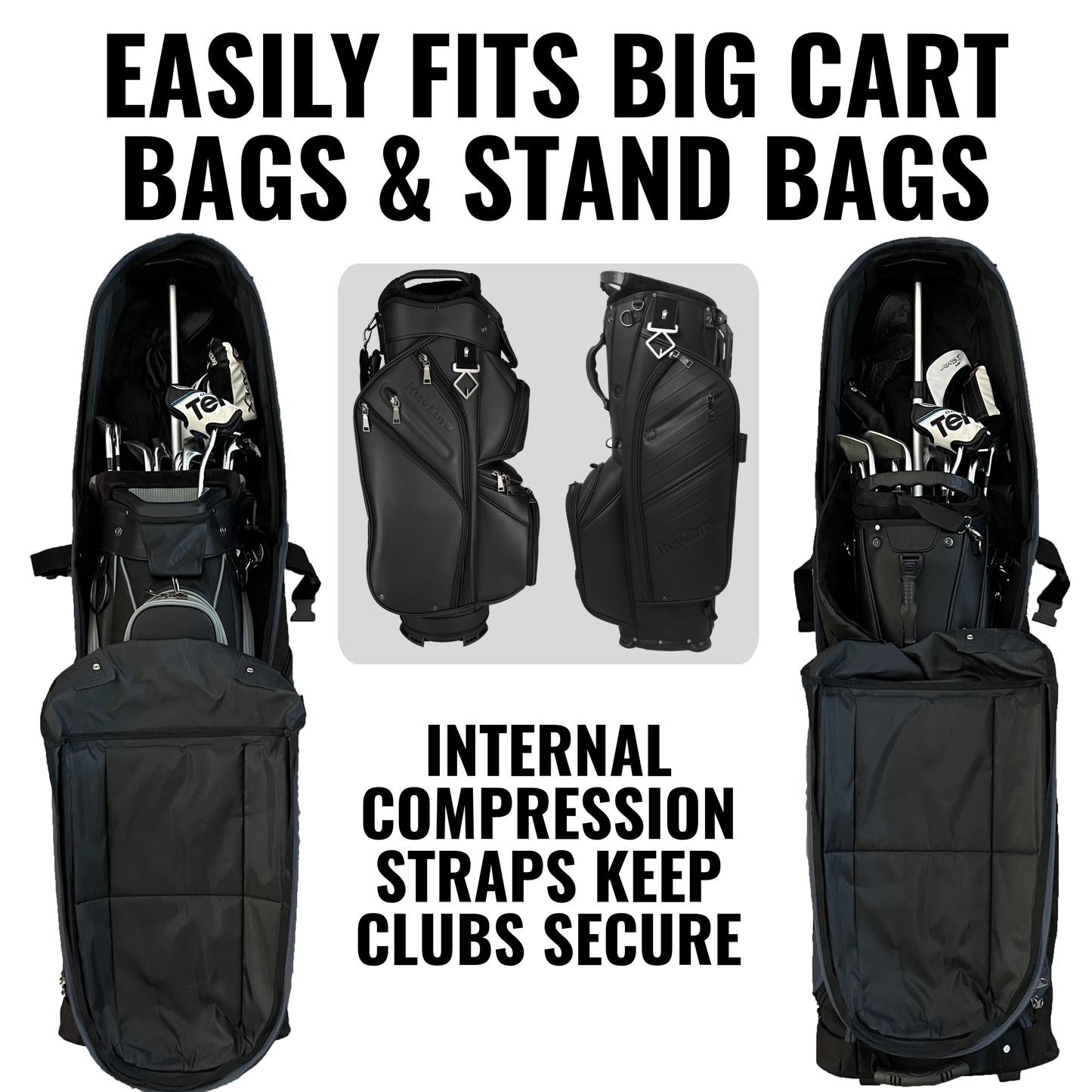 Enforcer Golf Travel Bag | Unrivaled Hard Top Durability