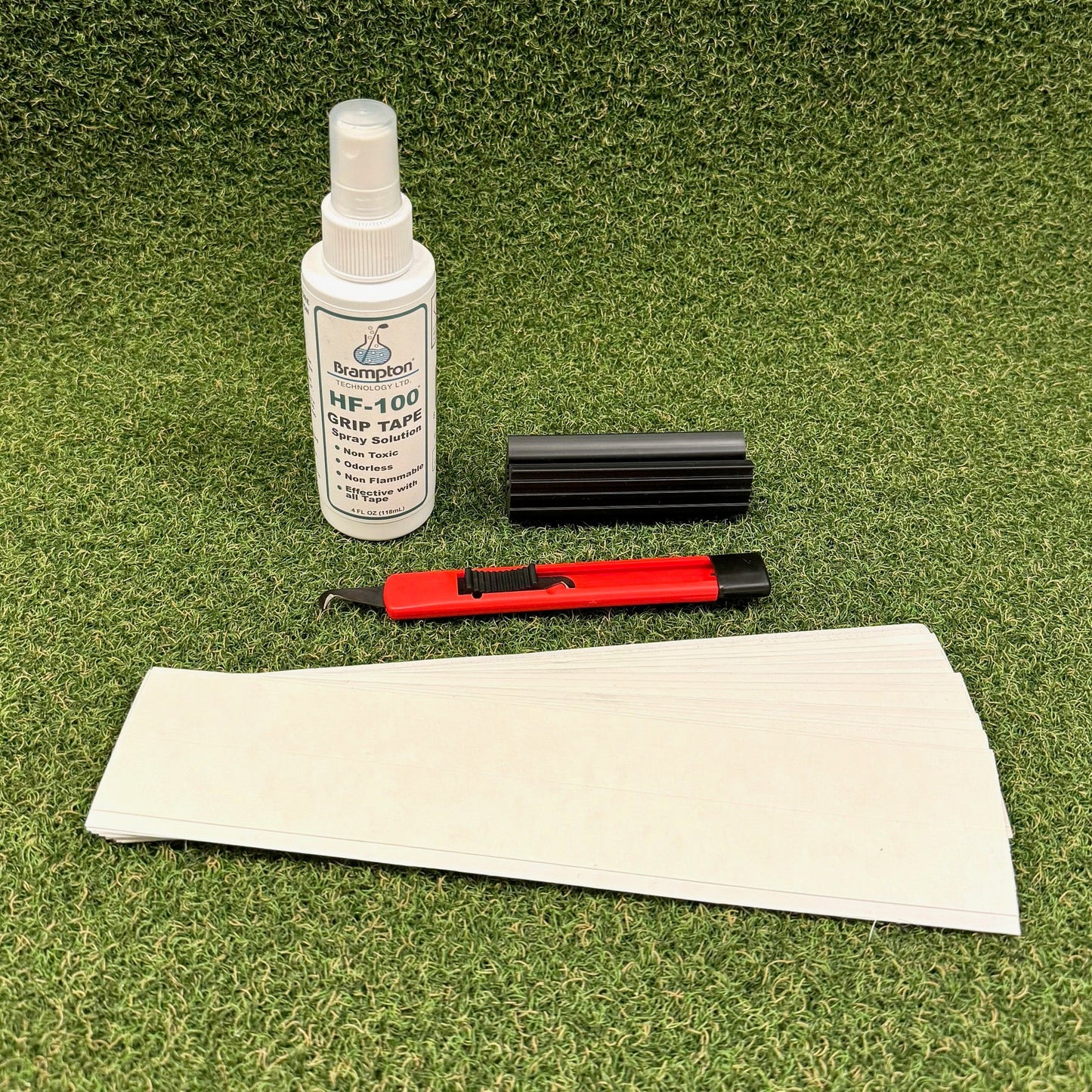Golf Grip Kit - Tape Strips, 4oz Solvent, Vise Clamp, Hook Blade