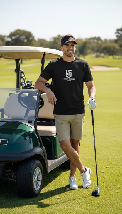 Lower Scores Golf Moisture Wicking Tee