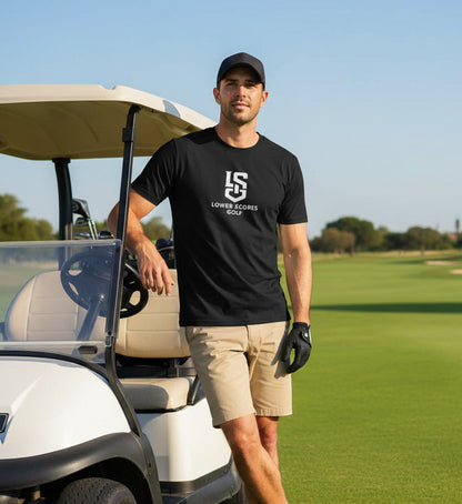Lower Scores Golf Moisture Wicking Tee