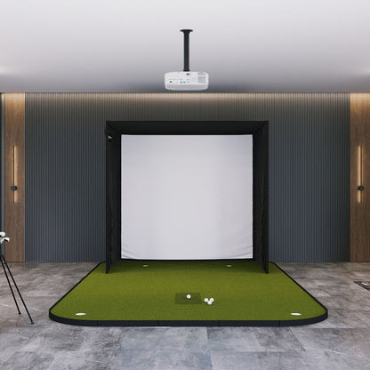 SIG8 Golf Simulator Studio Package – Complete Compact Setup | Lower Scores Golf