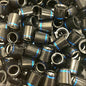 1/2" Wood Ferrules - Black w/ Blue Ring