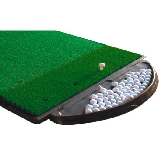 Half-Moon Rubber Golf Ball Tray – Durable Mat Accessory | Lower Scores Golf
