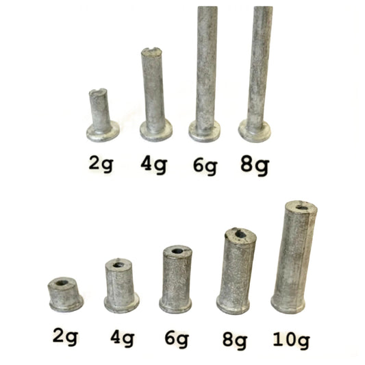 Lead Tip Weight Plugs for Woods & Irons (6/10 Pack)