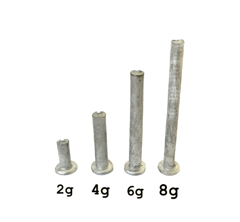 Lead Tip Weight Plugs for Woods & Irons (6/10 Pack)