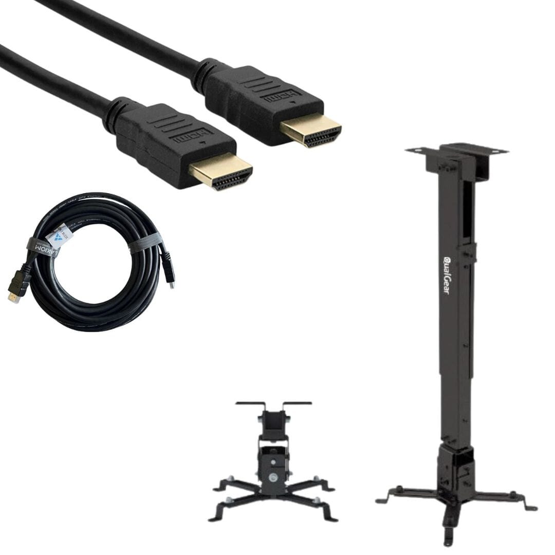 Golf Simulator Projector Accessory Bundle – Mount & HDMI Kit | Lower Scores Golf