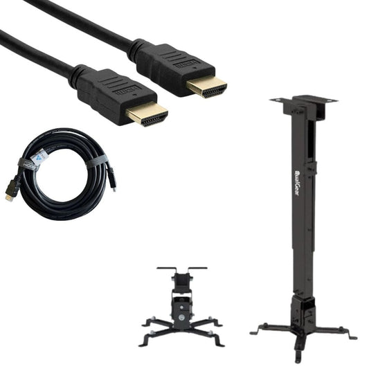 Golf Simulator Projector Accessory Bundle – Mount & HDMI Kit | Lower Scores Golf