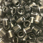 1/2" Wood Ferrules - Black w/ Silver Ring