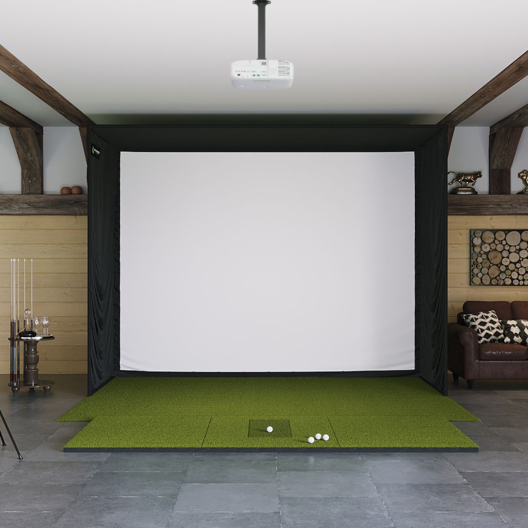 SIG12 Golf Simulator Studio Package – Full-Size Premium Setup | Lower Scores Golf