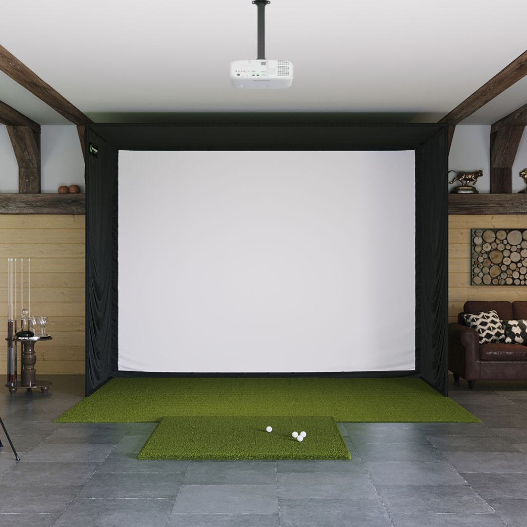 SIG12 Golf Simulator Studio Package – Full-Size Premium Setup | Lower Scores Golf