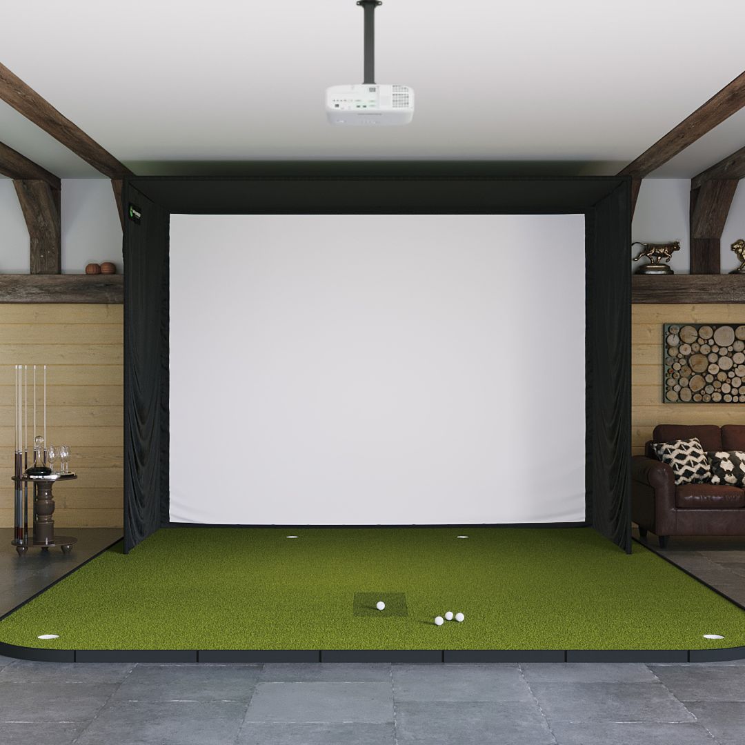 SIG12 Golf Simulator Studio Package – Full-Size Premium Setup | Lower Scores Golf